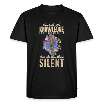 Native Chieftain Icons - Men's Premium Organic T-Shirt - black - Front - Nico (187cm)