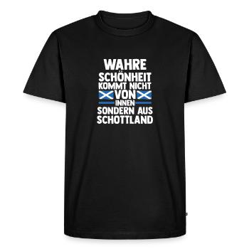 Scots Scottish Scotland - Men's Premium Organic T-Shirt - black - Front - Nico (187cm)
