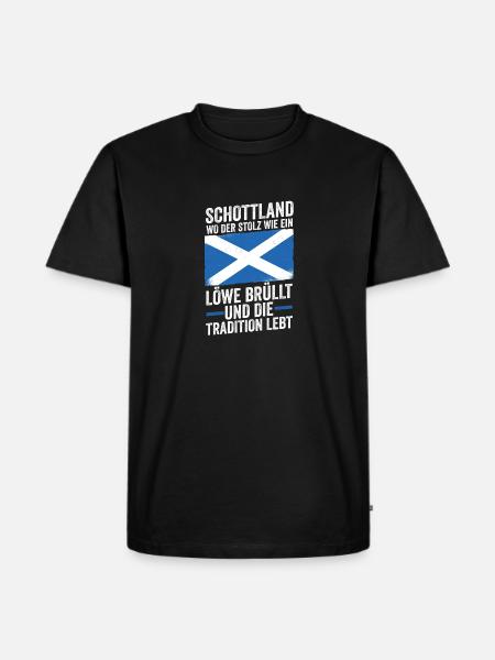 Scots Scottish Scotland - Men's Premium Organic T-Shirt - black