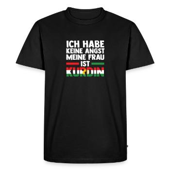 Kurdes Kurdistan - T-shirt Premium bio Homme - noir - Devant - Nico (187cm)