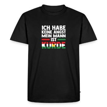 Kurdes Kurdistan - T-shirt Premium bio Homme - noir - Devant - Nico (187cm)