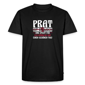 Grande-Bretagne Anglais Angleterre - T-shirt Premium bio Homme - noir - Devant - Nico (187cm)