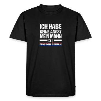 Pays-Bas Pays-Bas - T-shirt Premium bio Homme - noir - Devant - Nico (187cm)