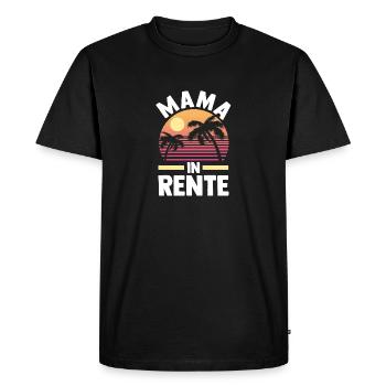 Pension de retraité Pension Retraite Mère Maman - T-shirt Premium bio Homme - noir - Devant - Nico (187cm)
