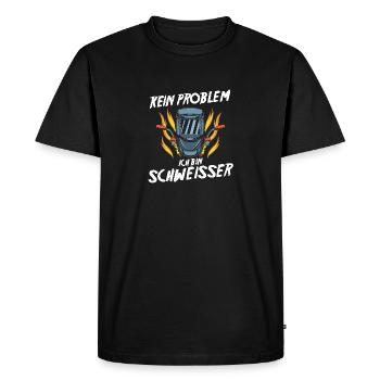 Welding Welding Workers Welder - Men's Premium Organic T-Shirt - black - Front - Nico (187cm)