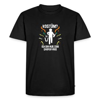 Carnaval de Jecken Carnaval - T-shirt Premium bio Homme - noir - Devant - Nico (187cm)