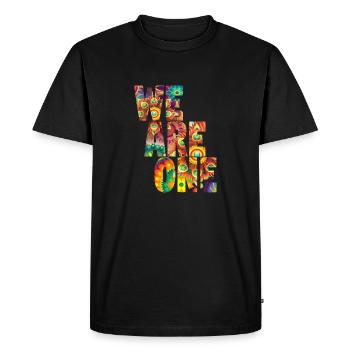 Goa Psytrance - T-shirt Premium bio Homme - noir - Devant - Nico (187cm)