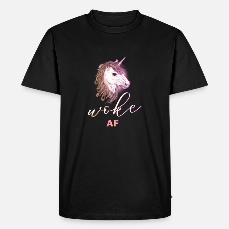 Autodérision : WOKE - T-shirt Premium bio Homme - noir