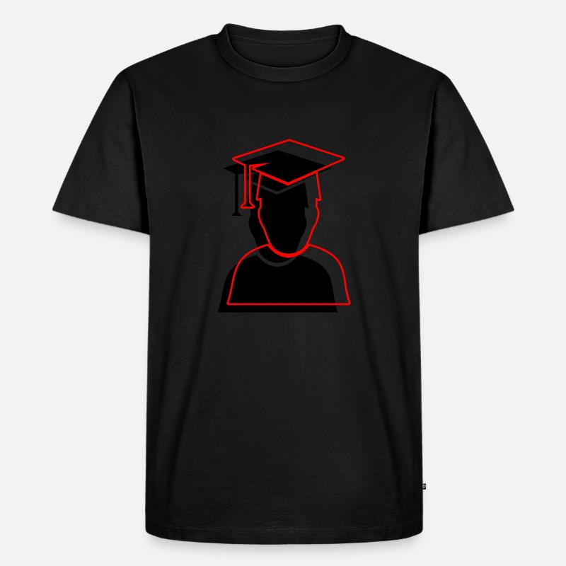 student diploma 2 - Männer Premium Bio T-Shirt - Schwarz
