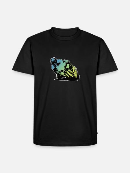 Motorcycle Motorbike - Men's Premium Organic T-Shirt - black