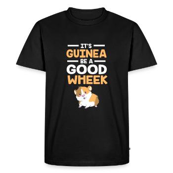 Guinea pig - Men's Premium Organic T-Shirt - black - Front - Nico (187cm)