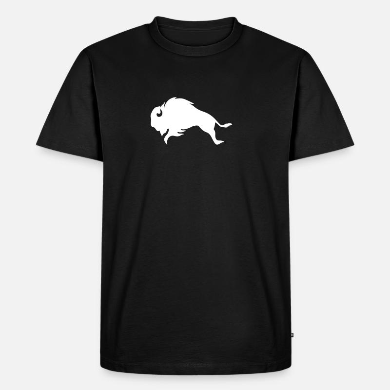 BISON BULL Bufallo - T-shirt Premium bio Homme - noir