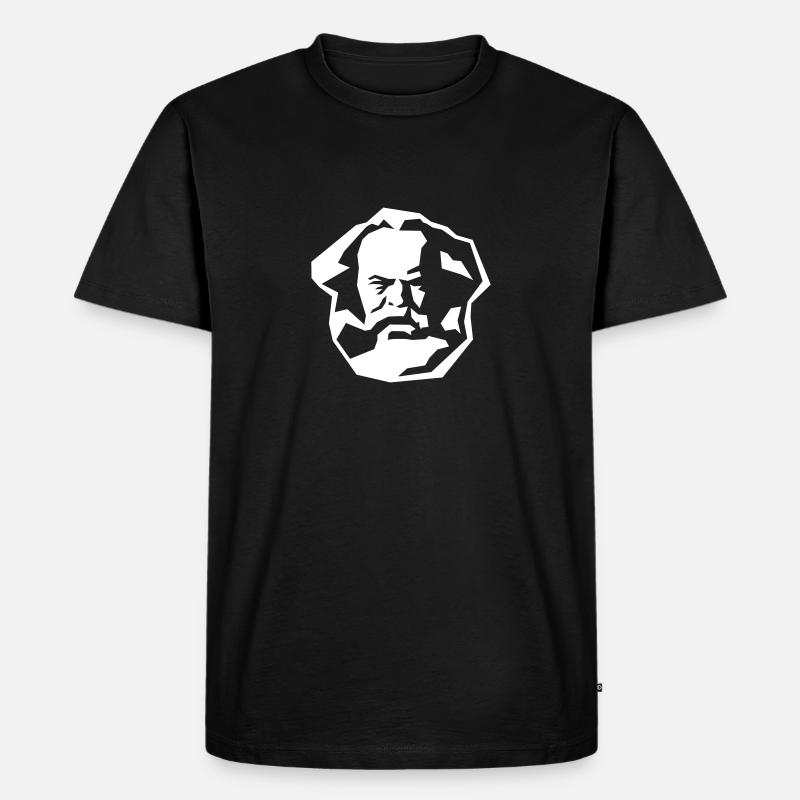 Karl Marx - Männer Premium Bio T-Shirt - Schwarz