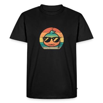 Ducks - Men's Premium Organic T-Shirt - black - Front - Nico (187cm)