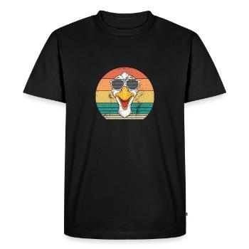 Goose - Men's Premium Organic T-Shirt - black - Front - Nico (187cm)