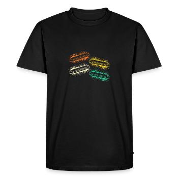 Harmonica Harmonica - Men's Premium Organic T-Shirt - black - Front - Nico (187cm)