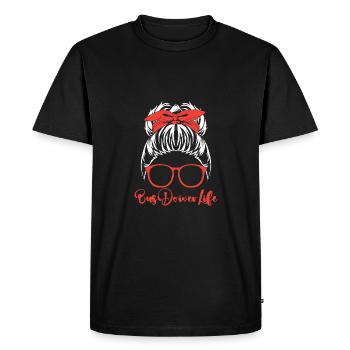 School Bus Driver School Bus - Men's Premium Organic T-Shirt - black - Front - Nico (187cm)