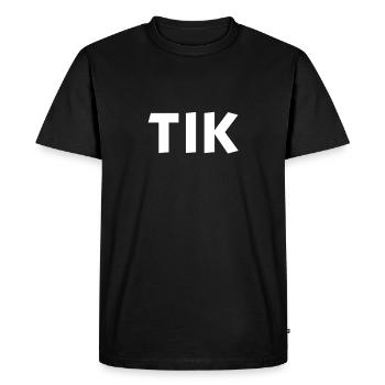 salade de mots - TACTIQUES - pour 2 personnes - - T-shirt Premium bio Homme - noir - Devant - Nico (187cm)