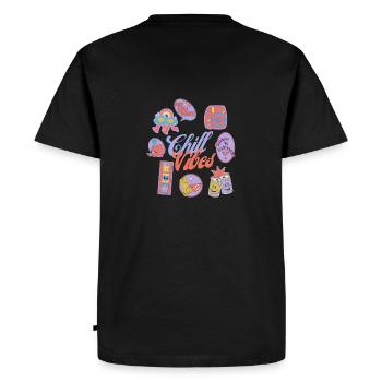 Chill - T-shirt Premium bio Homme - noir - Dos - Nico (187cm)