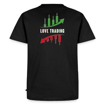 Love Trading - T-shirt Premium bio Homme - noir - Dos - Nico (187cm)