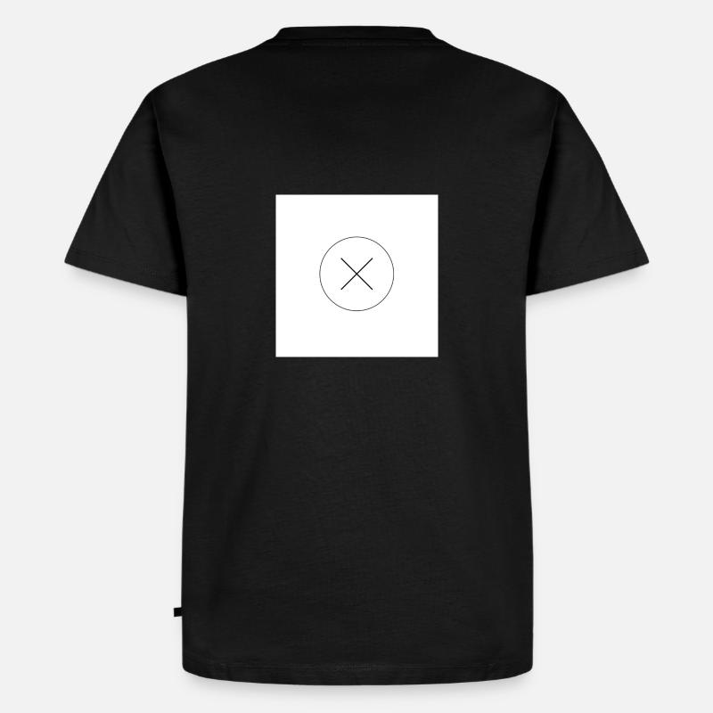 X - Männer Premium Bio T-Shirt - Schwarz