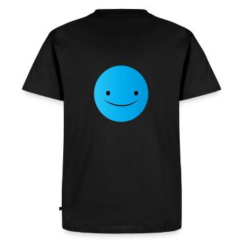 SHy GuY Logo - T-shirt Premium bio Homme - noir - Dos - Nico (187cm)
