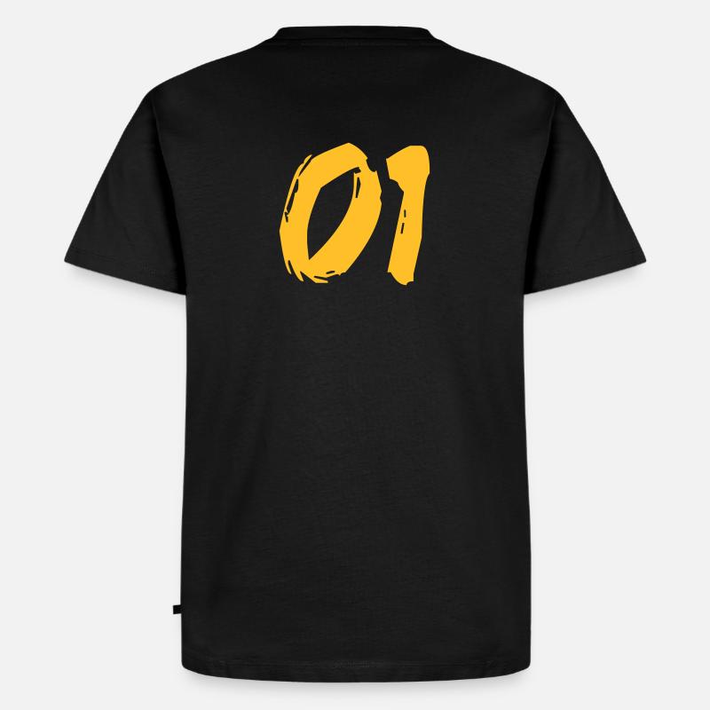 Brushed 01 - Männer Premium Bio T-Shirt - Schwarz