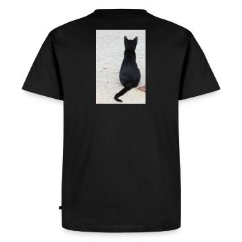 Chat Chat Chat Chat Chemise Cadeau - T-shirt Premium bio Homme - noir - Dos - Nico (187cm)