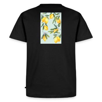 Citrons - T-shirt Premium bio Homme - noir - Dos - Nico (187cm)