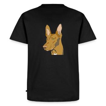 Kelb Valley Fenek - T-shirt Premium bio Homme - noir - Dos - Nico (187cm)