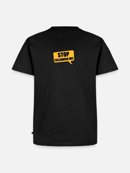stop - Men's Premium Organic T-Shirt - black
