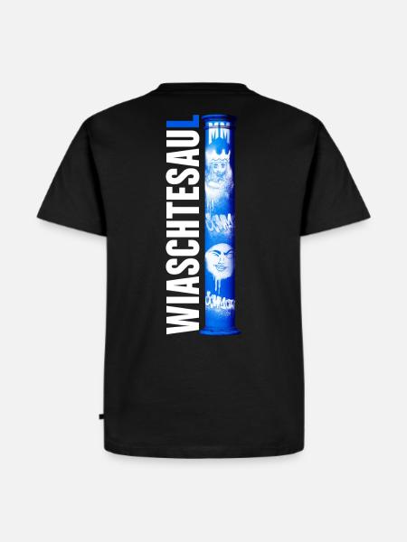 BLAUE SAUL goes wiaschte.sau Hoody - Männer Premium Bio T-Shirt - Schwarz