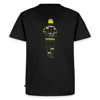 wearers - Men's Premium Organic T-Shirt - black - Back - Nico (187cm)
