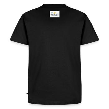 Pour les animaux dans le besoin - T-shirt Premium bio Homme - noir - Dos - Nico (187cm)
