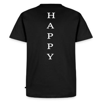 Content! Quoi d’autre? ... Alors portez-le au monde extérieur ! - T-shirt Premium bio Homme - noir - Dos - Nico (187cm)