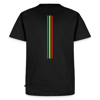 974 ker kreol fieret cult 1 - T-shirt Premium bio Homme - noir - Dos - Nico (187cm)