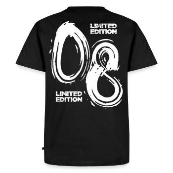 Spiral of Contrasts Limited Edition 2008 - Men's Premium Organic T-Shirt - black - Back - Nico (187cm)