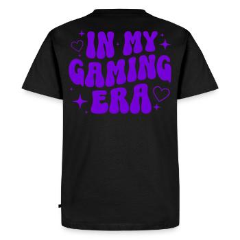 Cadeau de jeu Gamer Jeu vidéo Rétro - T-shirt Premium bio Homme - noir - Dos - Nico (187cm)