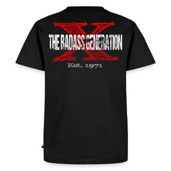 Generation X 1971 Retro - Men's Premium Organic T-Shirt - black - Back - Nico (187cm)