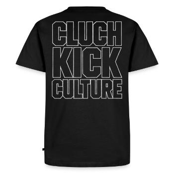 Conception de la scène de dérive de la culture Cluch Kick - T-shirt Premium bio Homme - noir - Dos - Nico (187cm)