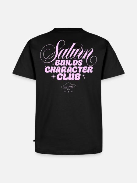 Saturn Charakterclub Print - Männer Premium Bio T-Shirt - Schwarz