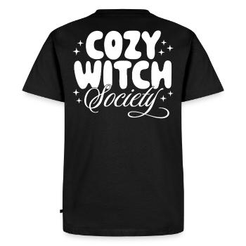 Cuddly witch society - Men's Premium Organic T-Shirt - black - Back - Nico (187cm)