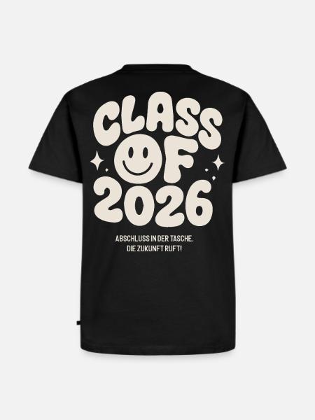 Abschluss 2026 - die Zukunft ruft! - Männer Premium Bio T-Shirt - Schwarz