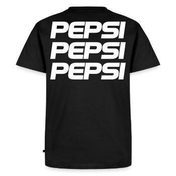 Pepsi Pepsi Pepsi - Männer Premium Bio T-Shirt - Schwarz - Hinten - Nico (187cm)