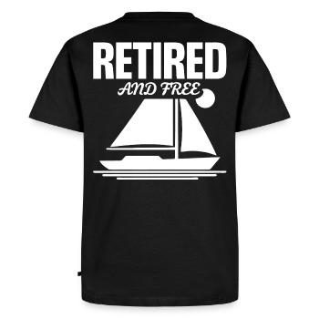 Voilier pour pensionnaires - T-shirt Premium bio Homme - noir - Dos - Nico (187cm)