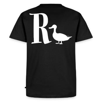 Humour de la retraite - T-shirt Premium bio Homme - noir - Dos - Nico (187cm)