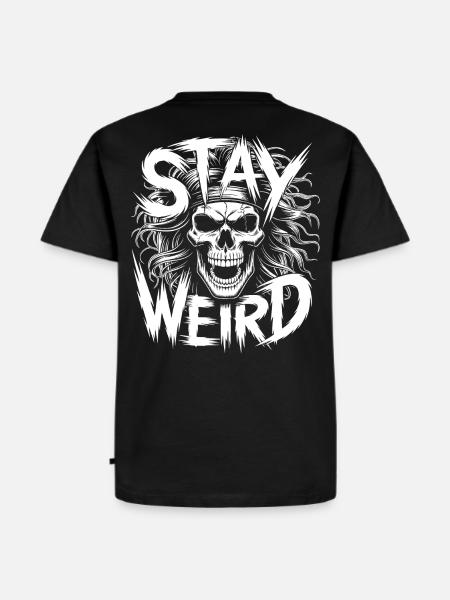 Düsterer Schädel - Männer Premium Bio T-Shirt - Schwarz