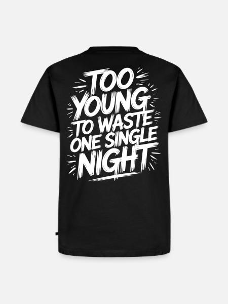Lebe jeden Moment - Männer Premium Bio T-Shirt - Schwarz