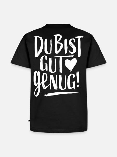Du BIST gut genug! - Männer Premium Bio T-Shirt - Schwarz