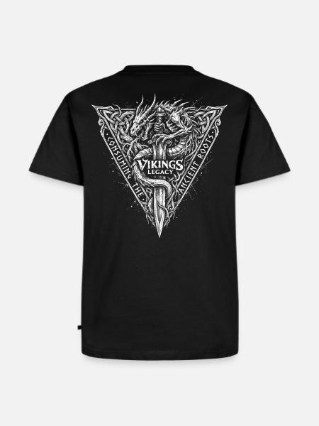 Nidhöggr - Männer Premium Bio T-Shirt - Schwarz